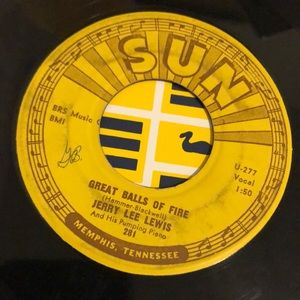 Jerry Lee Lewis You Win Again Vinyl 45 Record '57